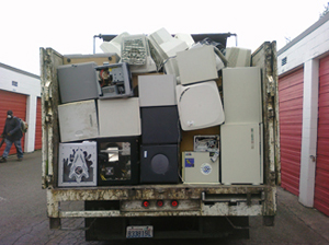 Commercial electronics recycling